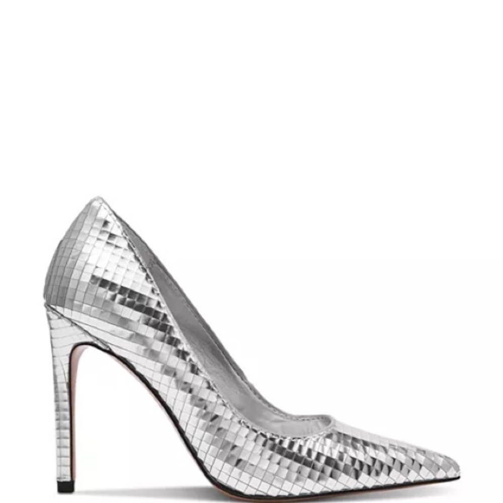 Steve Madden Silver High Heel Pumps - Picture 2 of 7